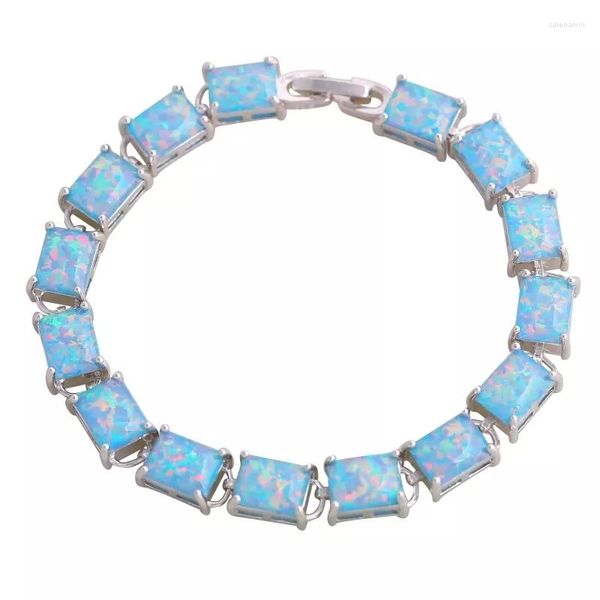 Braccialetti con ciondoli JLB102 Arrivo multicolore opale di fuoco e zirconi colorati braccialetto semplice regalo di gioielli da donna di alta qualità