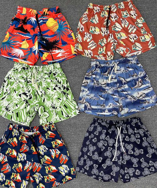 Designer de moda curta roupas casuais pa palmes anjos havaiano lazer praia calças de natação flor shorts estilo casal masculino feminino tendência praia para venda