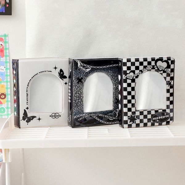 Frames INS 40 Grids P ocard Holder Storage Instax Mini Album 3 Inch Hollow Card Collect Book Star Chaser Idol 230505