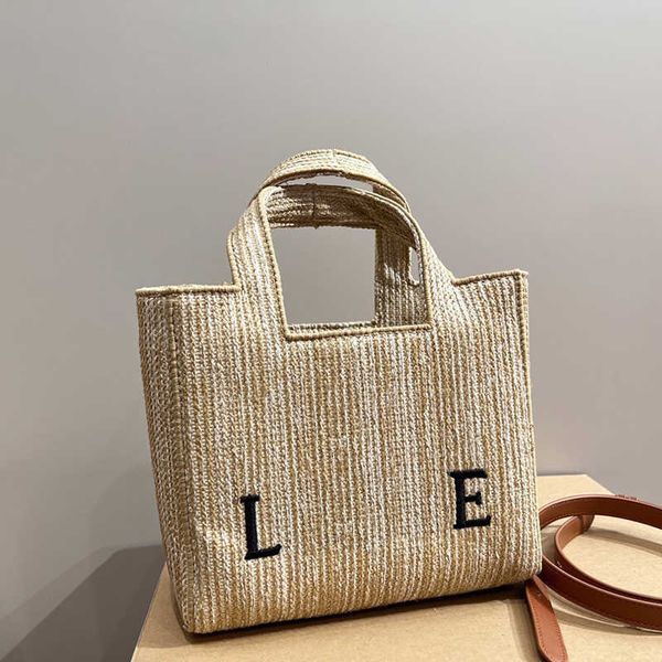 Totes Trendy Le Straw Designer Bag Mode Shopping Loewve Beach Totes Handtaschen Frauen Luxus gewebte Tasche Crossbody Taschen Lady Schulterkorb Handtasche