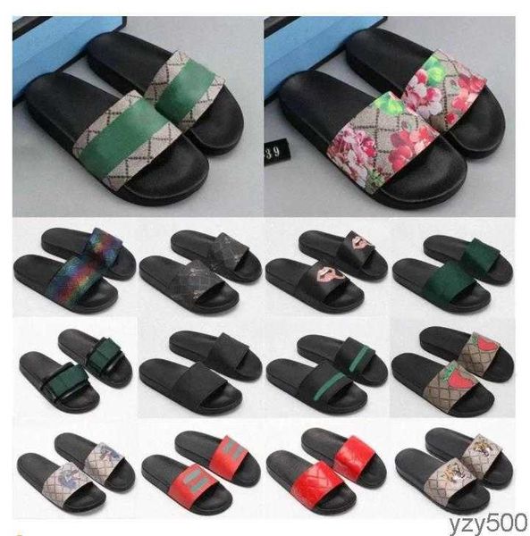 Designer Hausschuhe Gummi Slides Sandale Blooms Grün Rot Weiß Netz Mode Herren Damen Schuhe Strand Flip Flops mit Blumenkasten Topsportmarket Große Größe 13 48''gg''