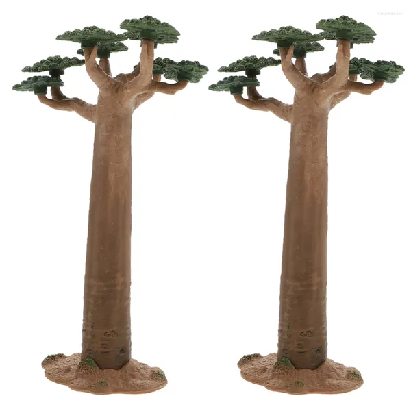 Декоративные цветы 2 Пексы пейзаж архитектура деревья искусственные пальмы мини -растения реалистичные модели