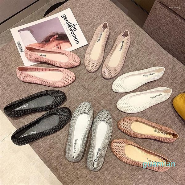 Sandálias 2023 Mulheres vintage Casual Tenis Mocassins Nubuck Leather Shoes Flat Sapatos Mulher Summer Ballet