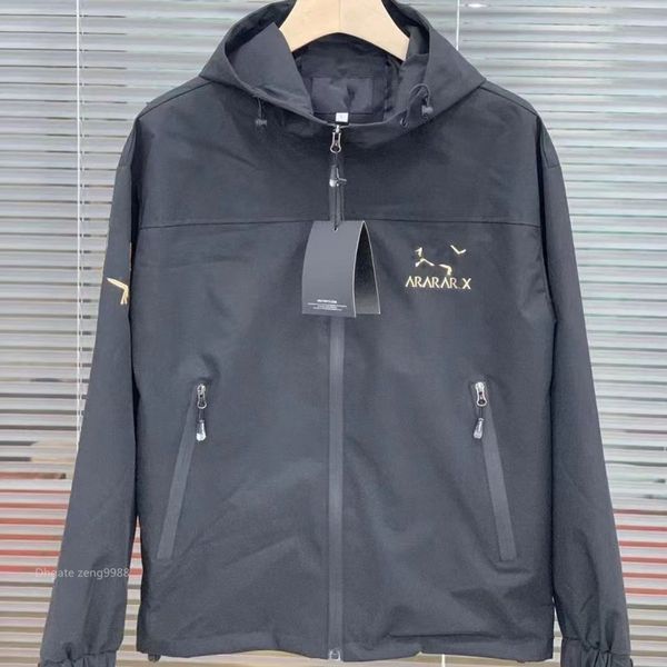 2023 jaqueta masculina masculina suétera designer windbreaker chonellow jacket suéter impressão masculina camisa de casaco de qualidade redonda de letra de letra de letra de bordado de manga