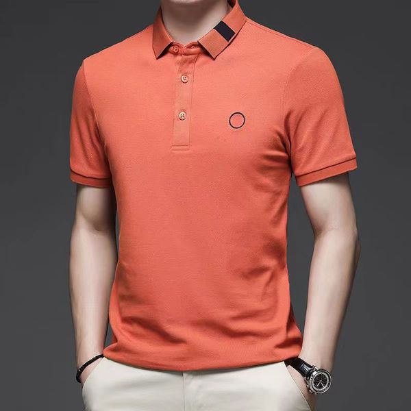 Uomo Polos Shirt Designer Mens T-shirt Estate Short Polo Top con Budge Ricamo Magliette Ricamo Collo Tees M-4XL