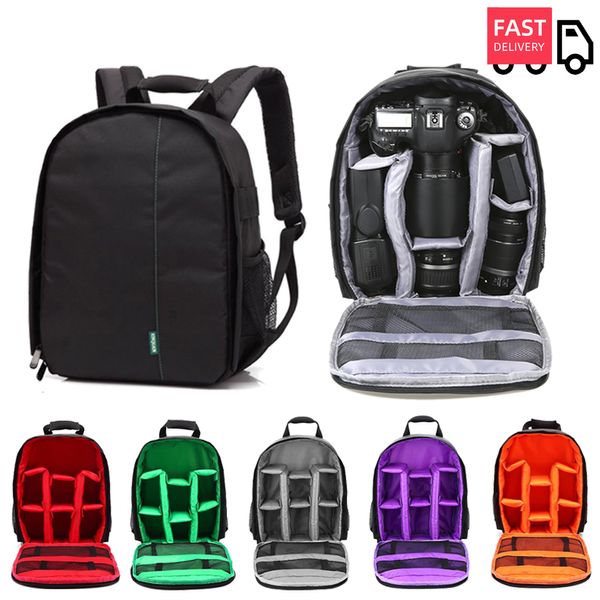 Acessórios para bolsas de câmera Andoer Bag ao ar livre Saco de câmera à prova d'água DSLR Backpack DSLR Backpack Video Bag All Weather 230504