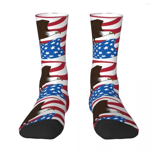 Herrensocken Amerikanische Flagge Erwachsene Flaggen Wahlen Graffiti Unisex Männer Frauen