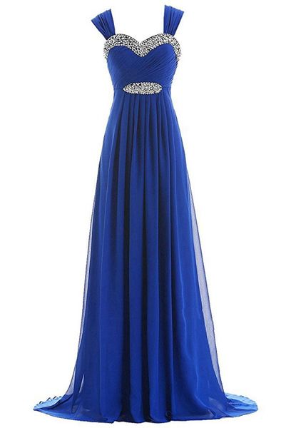 Sexy Blue Sweetheart Prom Dresses A-Line Paillettes Perline Chiffon Plus Size Cocktail di laurea Ritorno a casa Abito da sera formale 15