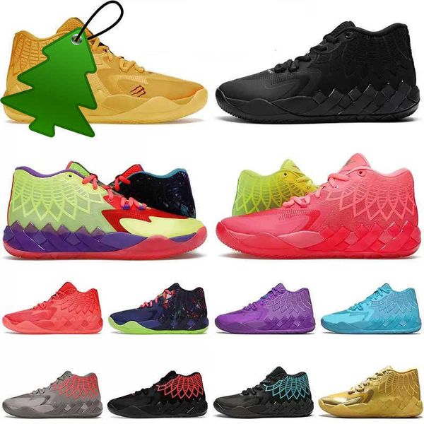 Sandals Lamelo Ball 1 MB.01 Scarpe da basket da uomo Rick e Morty Galaxy Sneaker Scheders