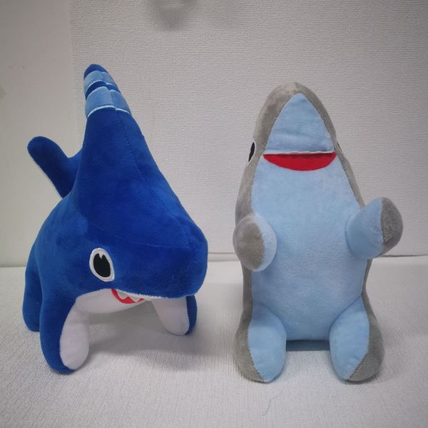 Animali di peluche ripieni Bambole di peluche 2 pezzi Sharkdog Peluche Squalo Cane Giocattolo Sharkdog Giocattolo Squalo Cane Peluche Peluche Bambola di pezza Cuscino 240314