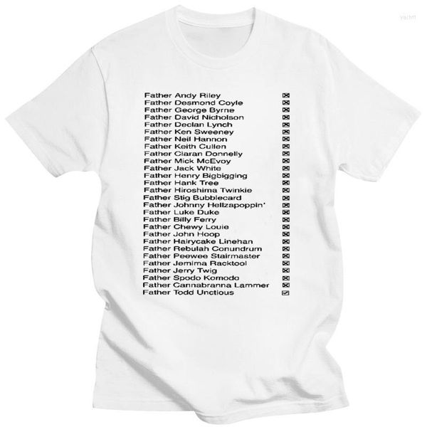 Herren-T-Shirts Ted Inspired Mrs Doyle Priest Names Un Comedy Father Shirt Unisex Funny Tops Tee Basic Models For Men