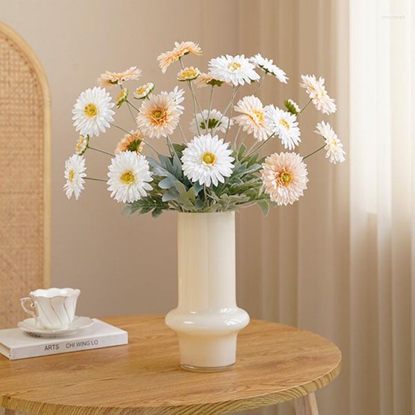 Dekorative Blumen Schöne Chrysantheme Morifolium Branch Artificial For Home Table Decor Christmas Flores Artificiales Wreath