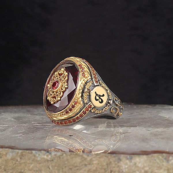 Кластерные кольца сжимание циркона камня 925 Серебряное серебряное кольцо