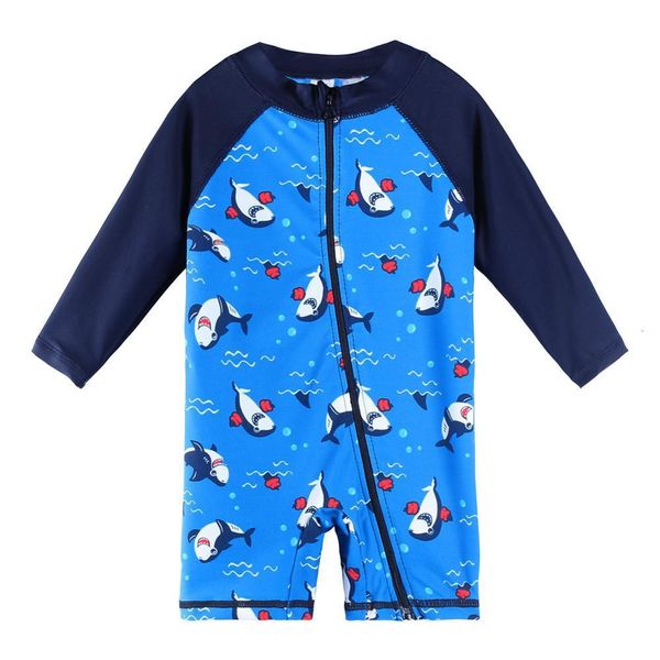 BAOHULU UPF50 Cartoon Kinder Bademode Langarm Baby Boy Bademode Kleinkind Badeanzug Säuglingsbadeanzug für Jungen Mädchen 230504