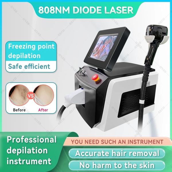 Laser Ice Painless Permanent Epilierer CE-geprüft Frauen Haarreduzierung im Gesicht/Körper 808nm 755 1064nm 2000W