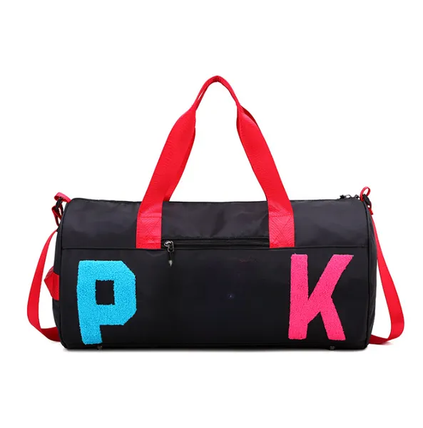 Designer-Reisetasche, Sporttasche, Sporttasche, farblich passend, tragbare Umhängetasche, Logo, Aufbewahrungstasche mit großer Kapazität
