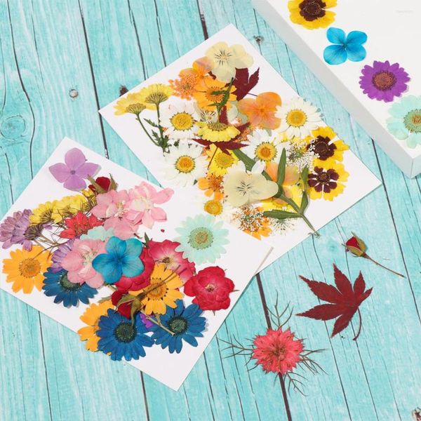 Fiori decorativi Ripieni per stampi in resina essiccati Fiore epossidico per nail art Stampi in silicone pressati Decorazioni per scrapbooking artigianali fai-da-te