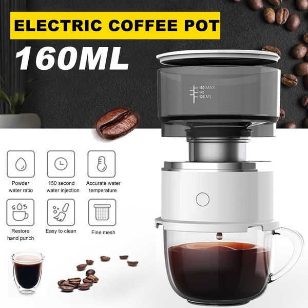 Tools Neue tragbare intelligente automatische Tropfkaffeemaschine Handbraukaffeemaschine elektrische Kaffeekanne für Office Home Outdoor Bestes Geschenk