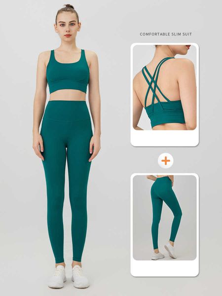 Roupos femininos de trajes de 2 peças Roupas de ioga Roupa feminina ATHETIC ATHLETIC Desgas