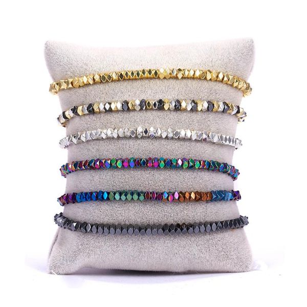 Bettelarmbänder Belleper Multicolor Magnet Perlen für Damen Mode Stil Armband Armband Hämatit Gesundheitsschutz