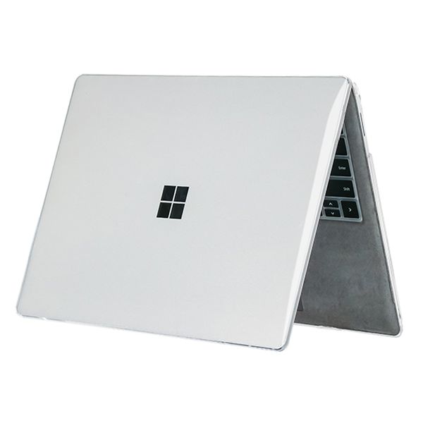 Microsoft Surface Laptop Go 1/2/3/4 12,4 pollici Crystal Clear Protector Hard Front Back Custodie per laptop Full Body Shell Cover