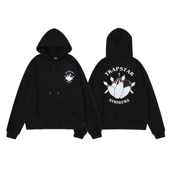 Tasarımcı Giyim Erkek Tişörtü Hoodie trapstar Yeni Hoodie Bowling Topu Baskı Sokak Modası Marka Erkek Kadın Bf Peluş Süveter Moda Sokak Şıklığı Üstleri