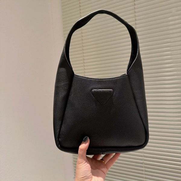 Новая женская сумка, дизайнерская сумка, роскошная большая сумка, кожаная классическая треугольная сумка, большая вместимость, дорожная сумка на одно плечо, мягкая кожа, модная повседневная сумка в форме ведра