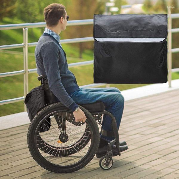 Aufbewahrungstaschen Rollstuhl-Rückentasche Rollator-Tasche mit verstellbarem Schultergurt Rollstuhl-Gehgestell Nylon-Handtaschen