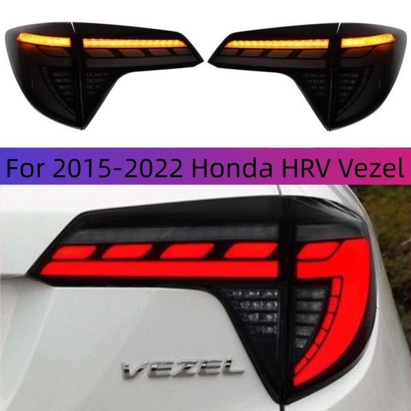 Car Styling Sichelmodell Montage für 20 15-20 22 Honda H R V Vezel Rücklicht Voll LED D R L Lauflicht Bremse Parkleuchte hinten