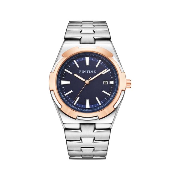 Herrenuhren Vacheroes Constan tinss Herrenmode Super Slim mechanische Freizeituhr Edelstahl Wasserdichte Armbanduhren Einfache Stil Geschenkuhr