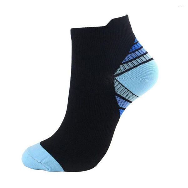 Sportsocken 3 Paar / Set Männer # 39; s Compression Men Black Ankle Cotton Basketball Socke für Mann