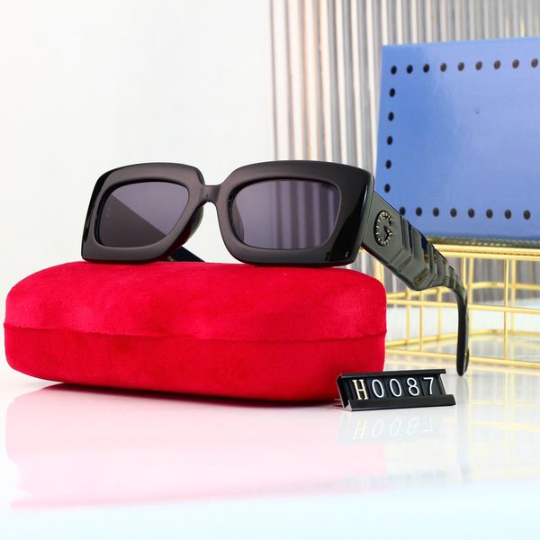 Hochwertige Strand-Frauen-Sonnenbrille Luxus-Weinlese-Herren-Sonnenbrille net rot gleiche Brille Marke Männer Designer-Brille Gradient Frauen-Brille Sonnenbrille