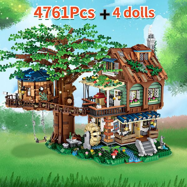 Блоки 4761ps Loz Mini City Street View Spring осень 2 в 1 DIY Blacting Block Set Set Village Urban House Toys For Kid Gift 230506