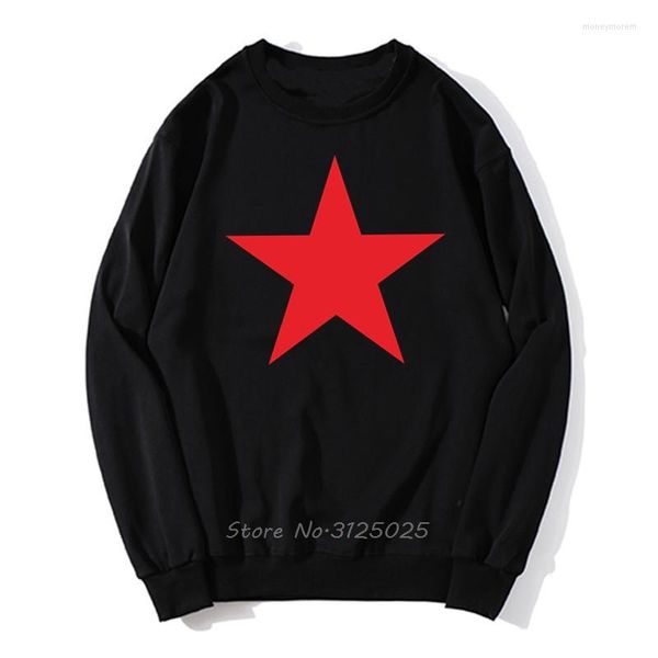 Hoodies masculinos Red Star Comunista nostalgia