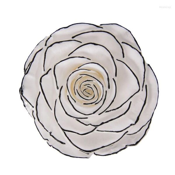 Dekorative Blumen Konservierte frische Rose Blume 4-5cm 8PCS/Box Ewiger Kopf Geburtstagsgeschenk DIY Material Langlebige Fleurs Sechees Mariage