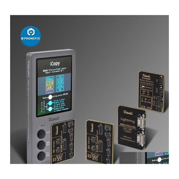 Elektrowerkzeug-Sets Qianli Icopy Plus Lcd Sn P Osensitive Original Color Repair Programmer For 11Pro Xr Xsmax Xs Vibration Touch Drop De Dhrqf