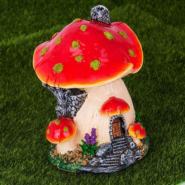 Objetos decorativos Casa Fairy Garden Decoration Resina Artesanato Ornamento Acessórios para jardim de fadas em miniatura 230506