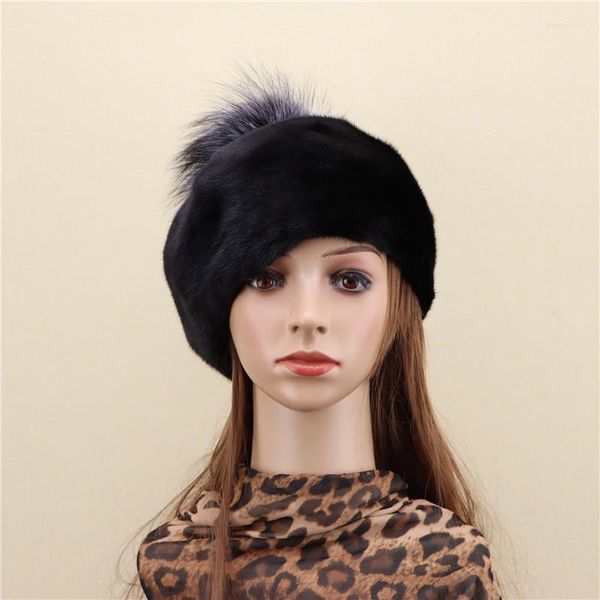 Берец продукт цельная кожа грунта Bert Head Ball Женская зимняя теплая бархатная мода импортированная шляпа
