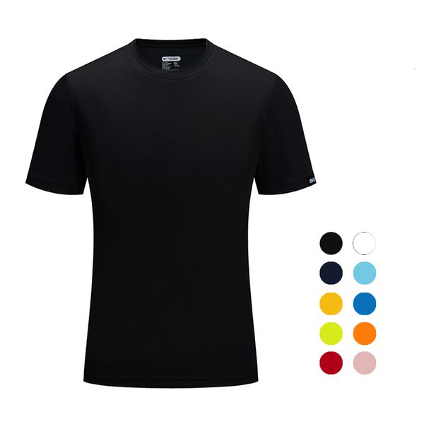 T-shirt da esterno SANHENG Uomo Estate Casual T-shirt da esterno T-shirt sportiva da uomo Plus Size Sport Top traspiranti ad asciugatura rapida 230506