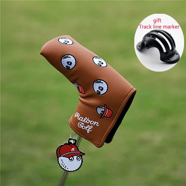 Altri prodotti per il golf Copritesta in legno per driver Fairway Hybrid Utility putter con lama magnetica Putter a mazza Aggiungi Golf Trackline 497