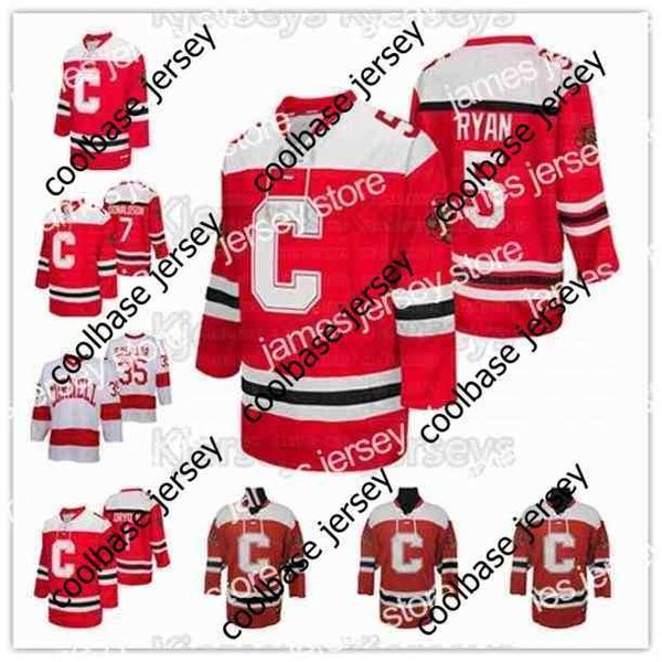 College Hockey Wears Thr CUSTOM Cornell Big Red NCAA College Hockey Jersey 14 Ebel-Riley-Nash 1 Ken-Dryden 28 Brenden-Locke 7 Cam-Donaldson Beliebige Namensnummer