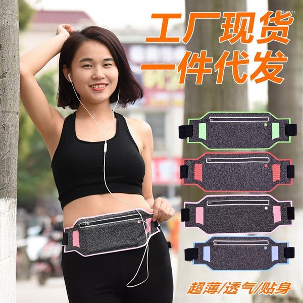 Borse da esterno Tasche sportive ultrasottili Materiale Lycra traspirante Borsa da corsa Musica generale Telefono cellulare