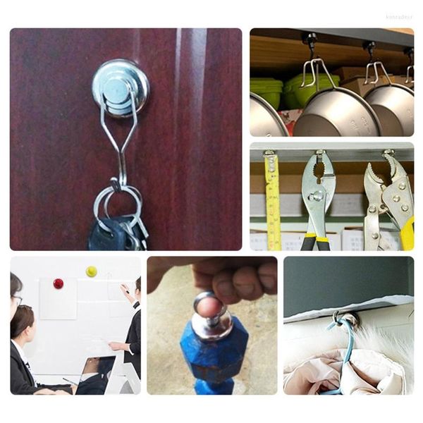 Schlüsselanhänger Schlüsselanhänger Magnet Taschenmagnete für Geldbörse mit starken magnetischen Neodym-Metallen Test Hanging Keys Holder Item
