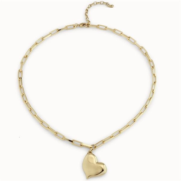 Charms Hochwertige große Buchstaben Charm galvanisiertes 925 Silber Herzschlag Halskette Paar mit Perlen Damen Schmuck Geschenk für Mama 230506