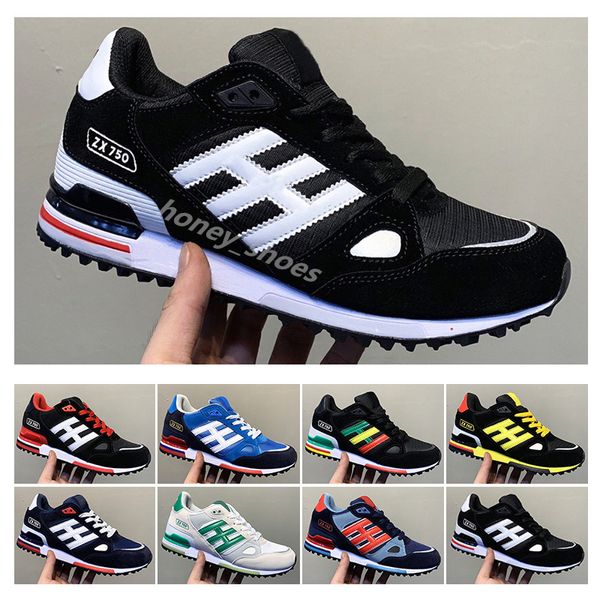 Оптовые средства editex Originals zx750 Sneakers Shoes zx 750 для мужчин и женщин спортивно дышащий в дышащий размер 36-44 H56