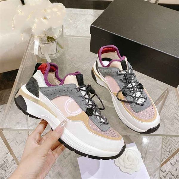 Chanells Men Chaannel Chanellies Design Leather Design Bowling Women Women Luxury Tela Letter Casual Outdoor Sports Running Scarpe 01-08