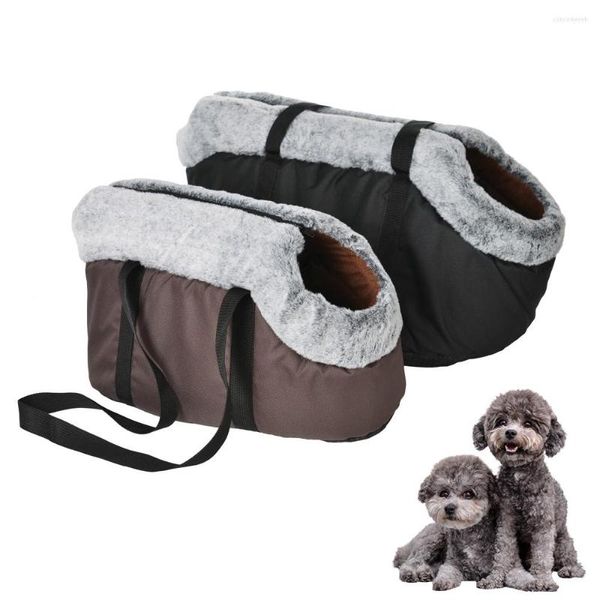 Capas de assento de carro de cachorro sacos de transportador de viagem ao ar livre para cães pequenos gatos de cachorro portátil saco de ombro quente chihuahua mochila pet yorkies