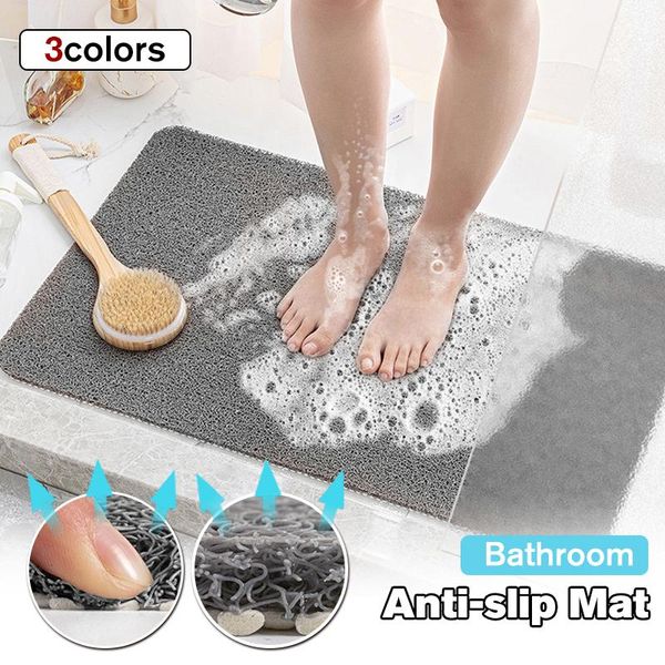 Tappetini Tappetini da bagno antiscivolo in microfibra con ventosa antimuffa Tappetini da bagno Tappeti Tappetini morbidi per WC Tappetino da bagno per doccia impermeabile