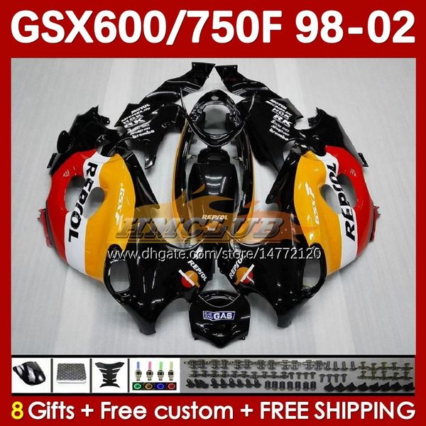 Corpo respol Orange para Suzuki Katana GSX600F GSXF600 GSXF750 GSXF 600 750 CC 98 99 00 01 02 169NO.20 600CC 750CC GSX750F GSXF-600 GSXF-750 1998 1999 2001 2001 2002 2002 2002