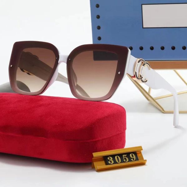 Tasarımcı Güneş Gözlüğü Markası Erkekler için Kadınlar Polarize Kedi Göz Polaroid Lens Luxurys Güneş Gözlüğü UV400 Kıyı Fabrikası Gözlük Güneş Cam Gözlük